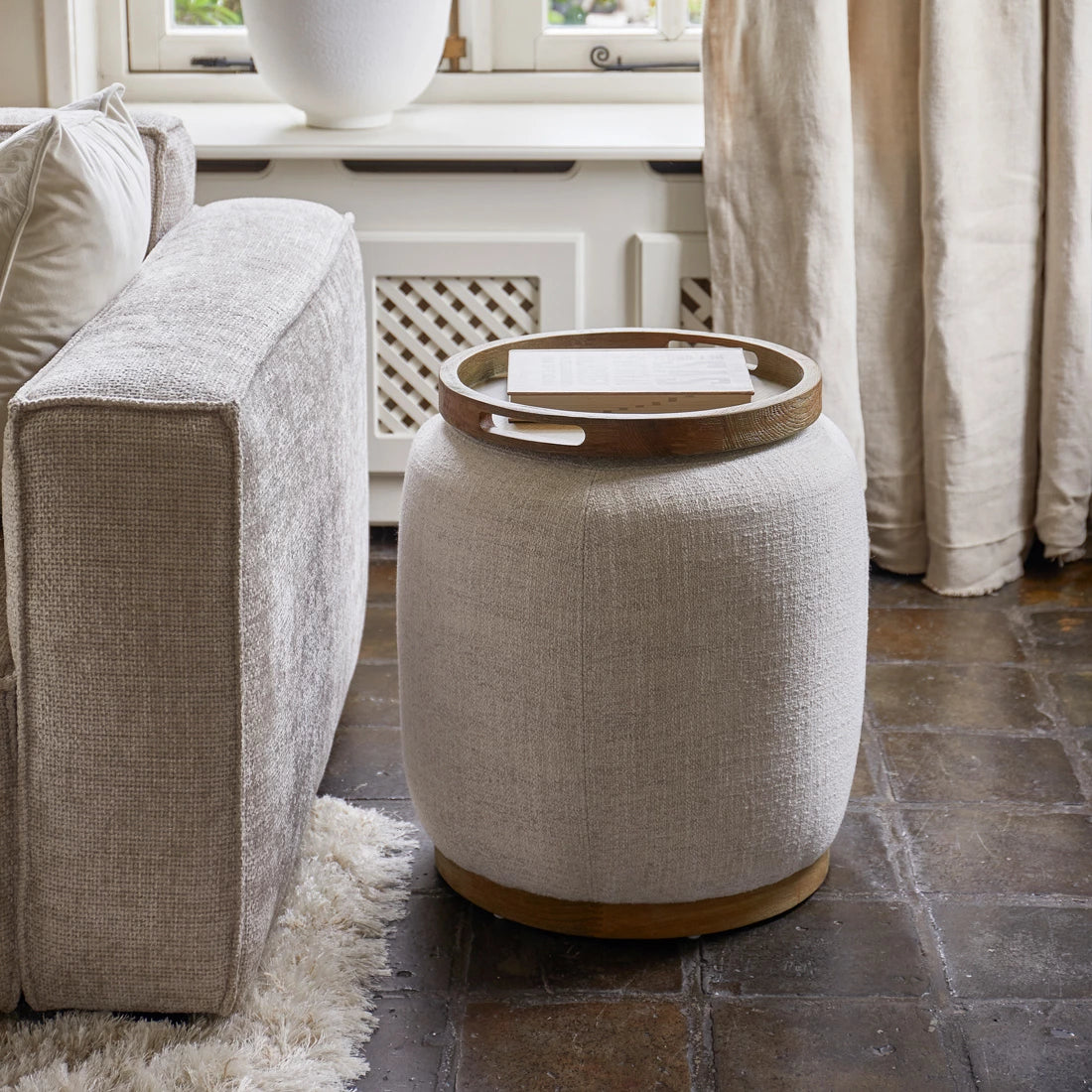 Babylon End Table with Tray S FR