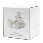 Portofino Dinnerware Set of16 white