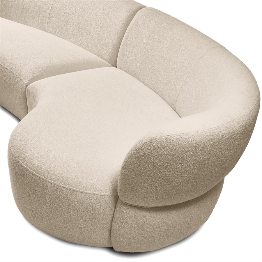 San Remo Sofa Arm Right 3,5 NatGrey