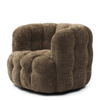 Arosa Swivel Armchair Brown