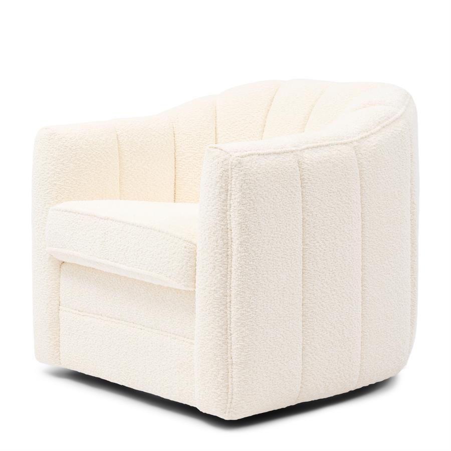 St. Lewis Swivel AC Ivory White