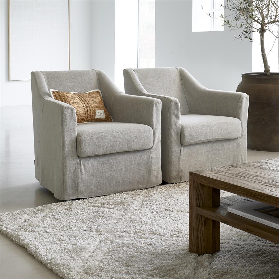 Huntington SwivelAC LooseCov FabFla