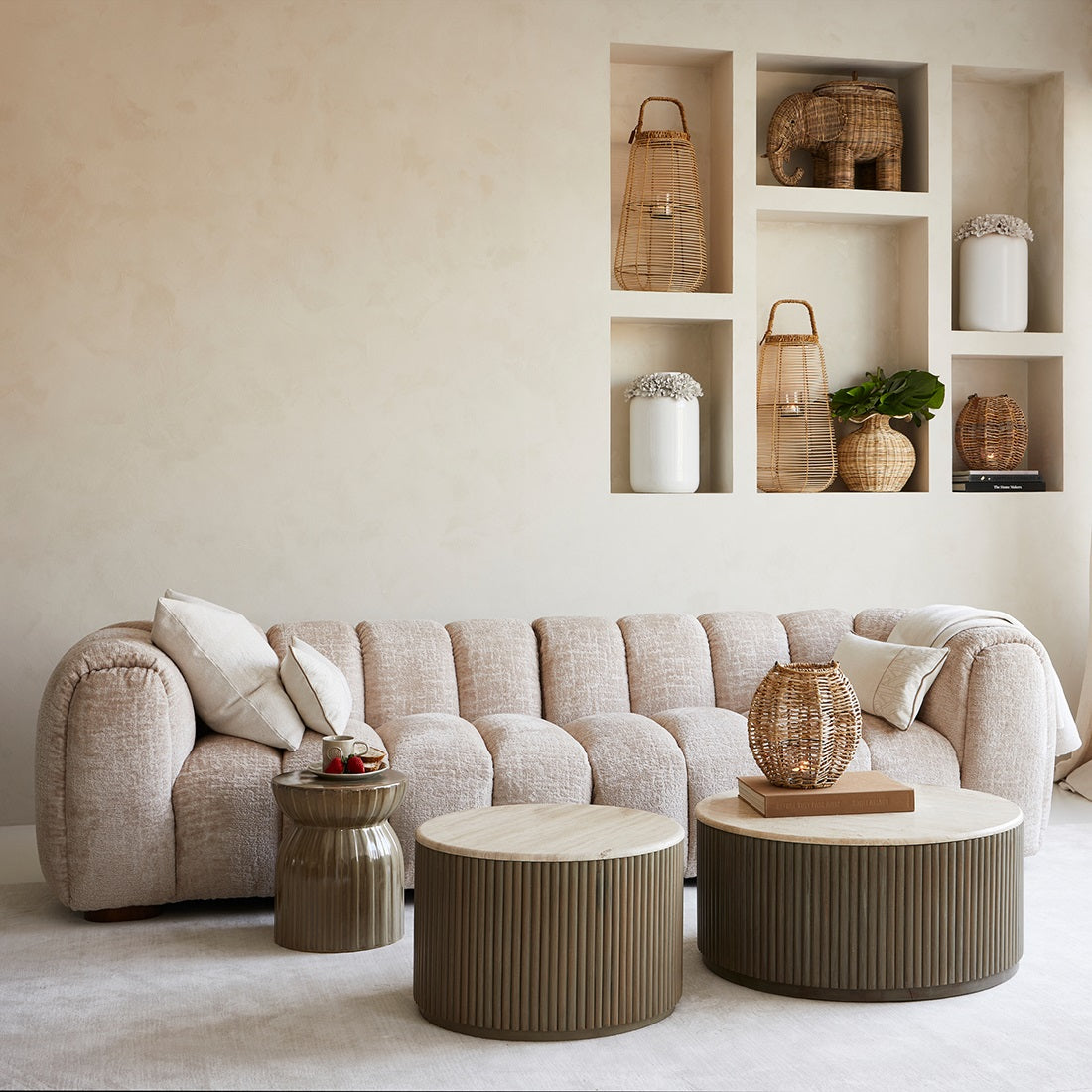 Vicenza Lounge Sofa XL Natural