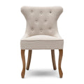 George Dining Chair Glossy Flax