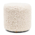 Bowery Footstool White Lion
