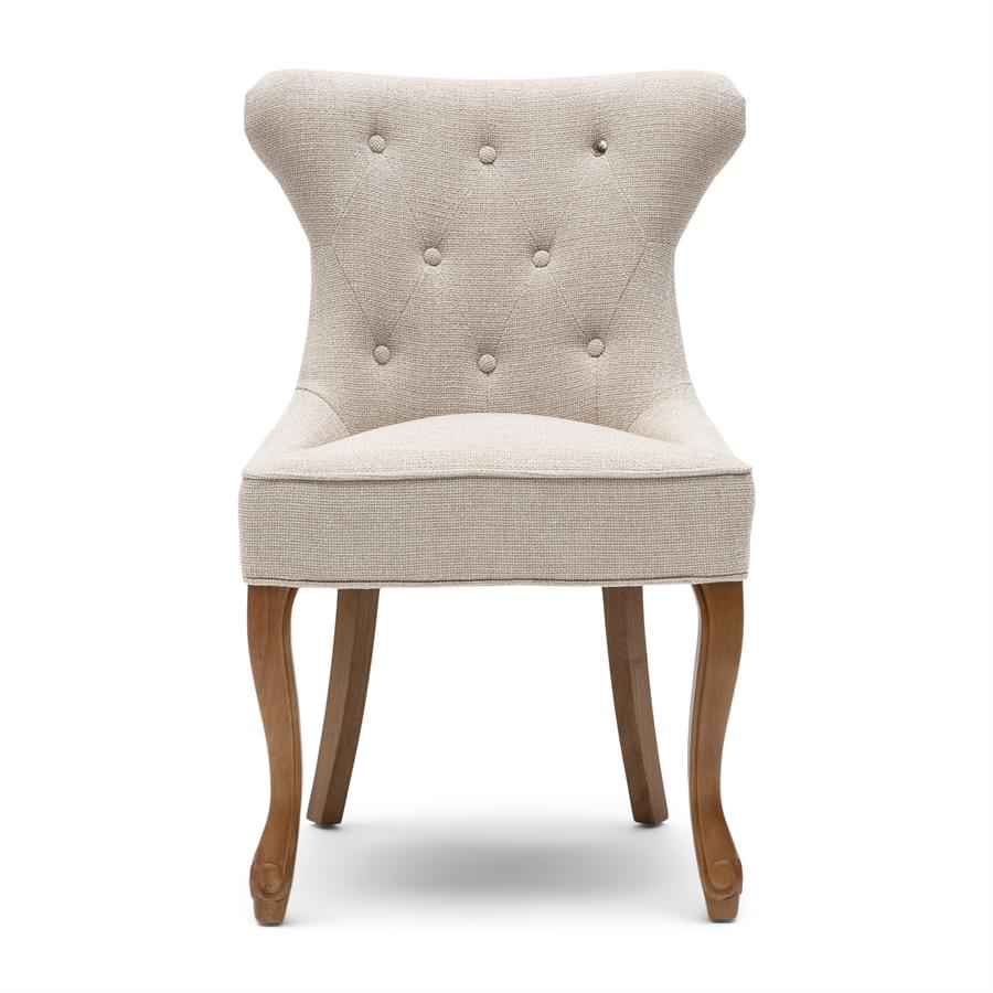 George Dining Chair Glossy Flax