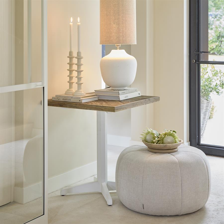 Falcone Stool Glossy Flax