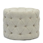 Opera Footstool Anitque White