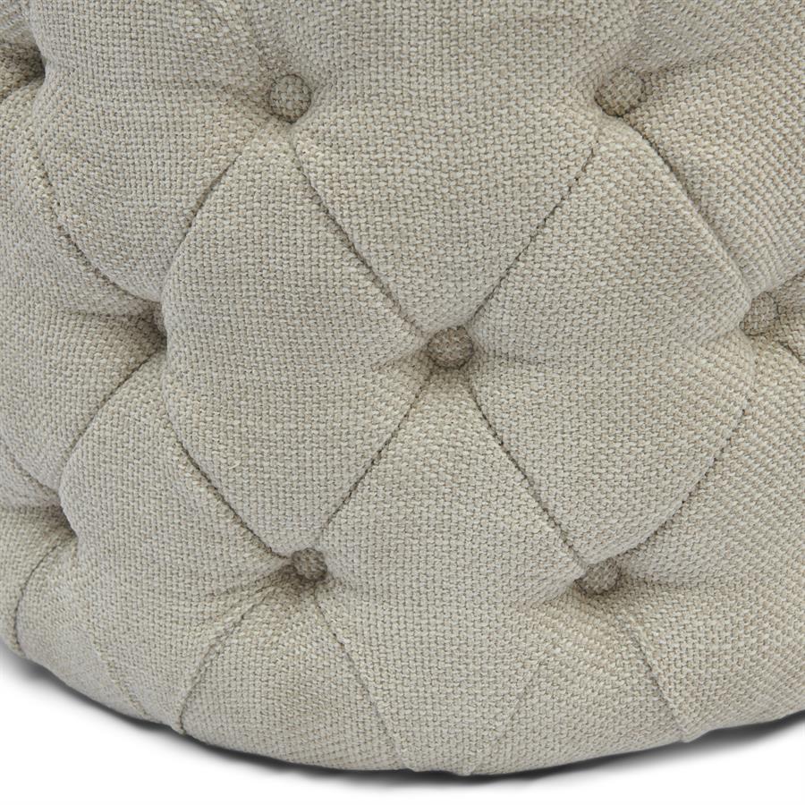 Opera Footstool Anitque White