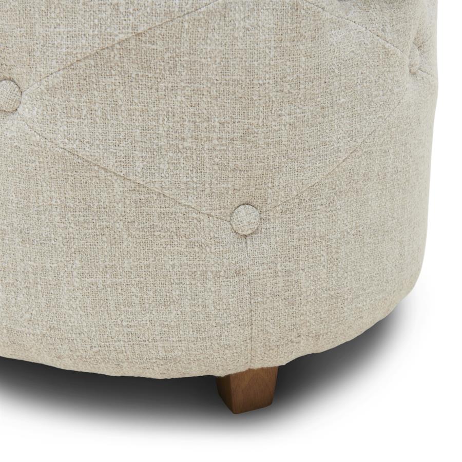Bowery Footstool Antique White