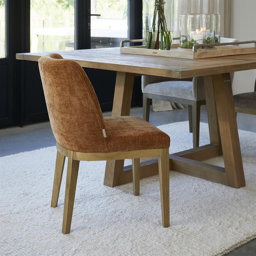 Whistler Dining Chair Maroon Brown